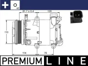 Kompressor, Klimaanlage 12 V MAHLE ACP 866 000P