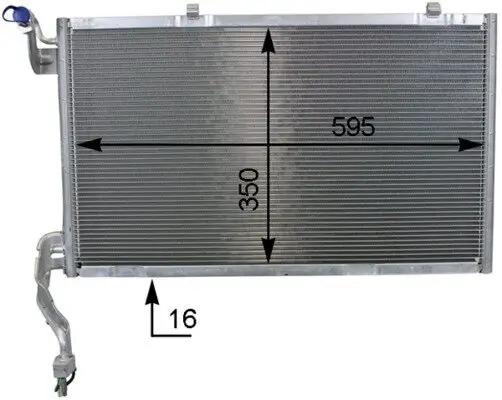 Kondensator, Klimaanlage MAHLE AC 10 000P Bild Kondensator, Klimaanlage MAHLE AC 10 000P