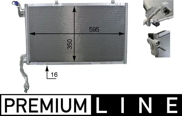 Kondensator, Klimaanlage MAHLE AC 10 000P