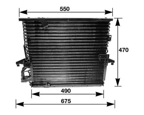 Kondensator, Klimaanlage MAHLE AC 147 000S Bild Kondensator, Klimaanlage MAHLE AC 147 000S