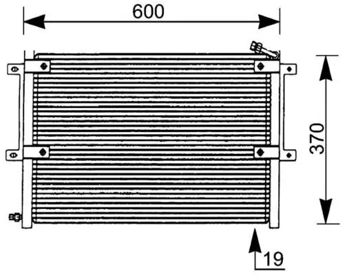 Kondensator, Klimaanlage MAHLE AC 171 000P Bild Kondensator, Klimaanlage MAHLE AC 171 000P