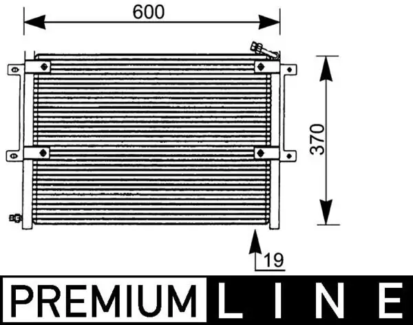 Kondensator, Klimaanlage MAHLE AC 171 000P