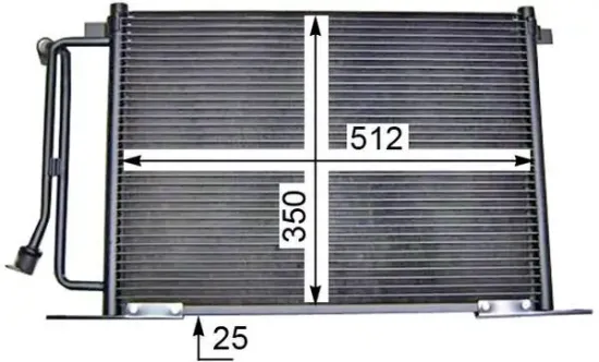 Kondensator, Klimaanlage MAHLE AC 183 000S Bild Kondensator, Klimaanlage MAHLE AC 183 000S