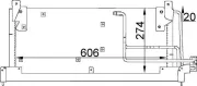 Kondensator, Klimaanlage MAHLE AC 223 000S