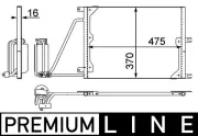 Kondensator, Klimaanlage MAHLE AC 226 000P