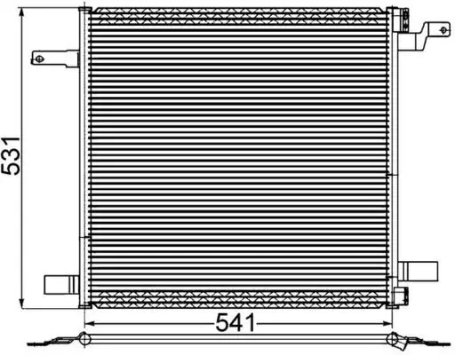 Kondensator, Klimaanlage MAHLE AC 259 001S Bild Kondensator, Klimaanlage MAHLE AC 259 001S