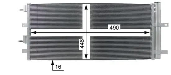 Kondensator, Klimaanlage MAHLE AC 274 000P Bild Kondensator, Klimaanlage MAHLE AC 274 000P