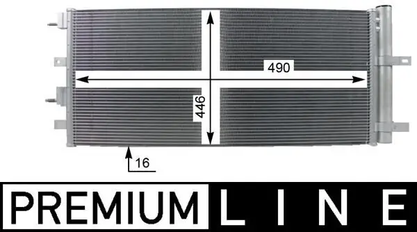 Kondensator, Klimaanlage MAHLE AC 274 000P