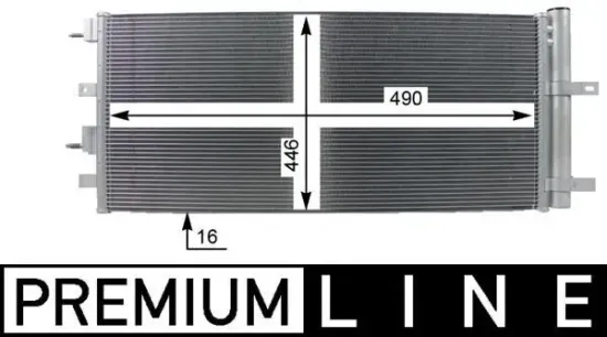 Kondensator, Klimaanlage MAHLE AC 274 000P Bild Kondensator, Klimaanlage MAHLE AC 274 000P