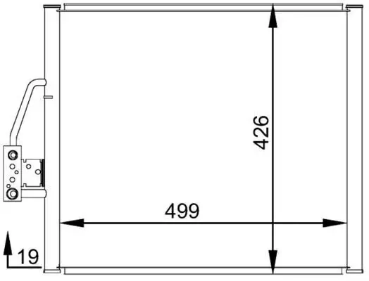 Kondensator, Klimaanlage MAHLE AC 277 000S Bild Kondensator, Klimaanlage MAHLE AC 277 000S