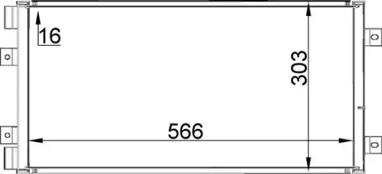 Kondensator, Klimaanlage MAHLE AC 320 000S Bild Kondensator, Klimaanlage MAHLE AC 320 000S
