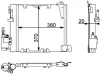 Kondensator, Klimaanlage MAHLE AC 349 000P Bild Kondensator, Klimaanlage MAHLE AC 349 000P