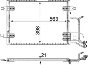 Kondensator, Klimaanlage MAHLE AC 352 000S