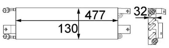 Kondensator, Klimaanlage MAHLE AC 356 000P Bild Kondensator, Klimaanlage MAHLE AC 356 000P