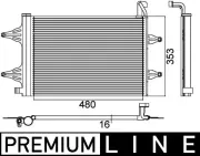 Kondensator, Klimaanlage MAHLE AC 359 000P
