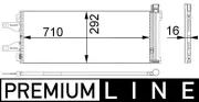 Kondensator, Klimaanlage MAHLE AC 368 000P