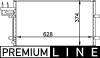 Kondensator, Klimaanlage MAHLE AC 374 000P Bild Kondensator, Klimaanlage MAHLE AC 374 000P