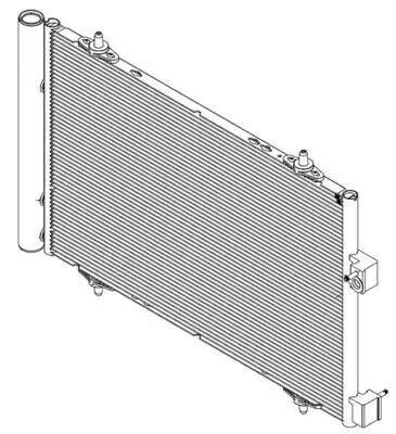 Kondensator, Klimaanlage MAHLE AC 39 000P Bild Kondensator, Klimaanlage MAHLE AC 39 000P