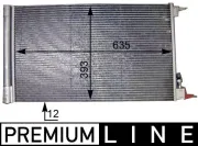 Kondensator, Klimaanlage MAHLE AC 552 000P