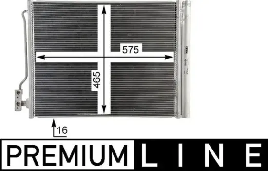 Kondensator, Klimaanlage MAHLE AC 67 000P Bild Kondensator, Klimaanlage MAHLE AC 67 000P