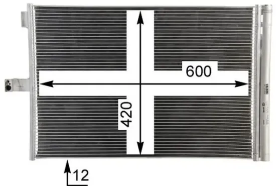 Kondensator, Klimaanlage MAHLE AC 68 000P Bild Kondensator, Klimaanlage MAHLE AC 68 000P