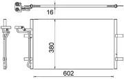 Kondensator, Klimaanlage MAHLE AC 725 000S