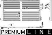 Kondensator, Klimaanlage MAHLE AC 761 000P