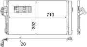 Kondensator, Klimaanlage MAHLE AC 762 000S