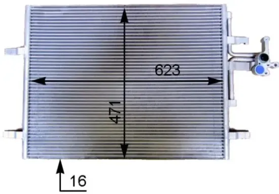 Kondensator, Klimaanlage MAHLE AC 775 000S Bild Kondensator, Klimaanlage MAHLE AC 775 000S