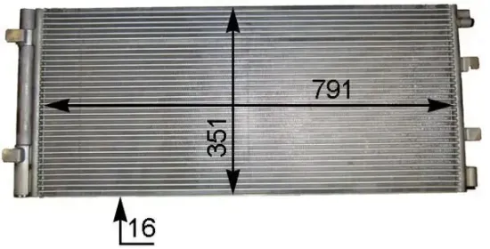 Kondensator, Klimaanlage MAHLE AC 776 000S Bild Kondensator, Klimaanlage MAHLE AC 776 000S