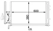 Kondensator, Klimaanlage MAHLE AC 778 000S