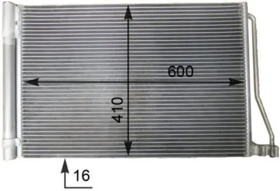 Kondensator, Klimaanlage MAHLE AC 781 000S Bild Kondensator, Klimaanlage MAHLE AC 781 000S