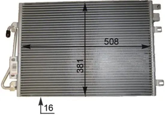 Kondensator, Klimaanlage MAHLE AC 802 000P Bild Kondensator, Klimaanlage MAHLE AC 802 000P