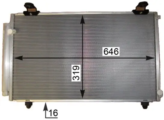 Kondensator, Klimaanlage MAHLE AC 817 000P Bild Kondensator, Klimaanlage MAHLE AC 817 000P
