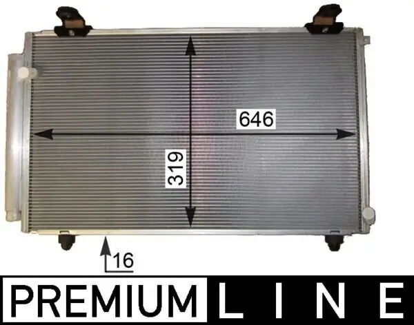 Kondensator, Klimaanlage MAHLE AC 817 000P