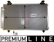 Kondensator, Klimaanlage MAHLE AC 817 000P