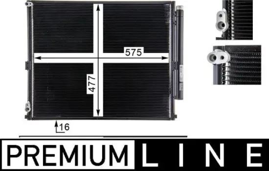 Kondensator, Klimaanlage MAHLE AC 838 000P Bild Kondensator, Klimaanlage MAHLE AC 838 000P