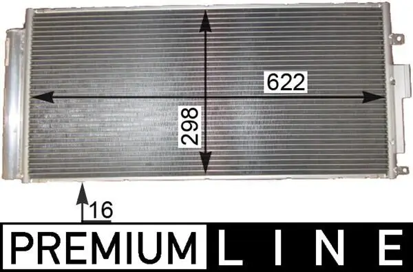 Kondensator, Klimaanlage MAHLE AC 839 000P