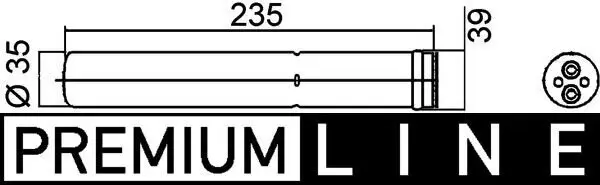 Trockner, Klimaanlage MAHLE AD 259 000P
