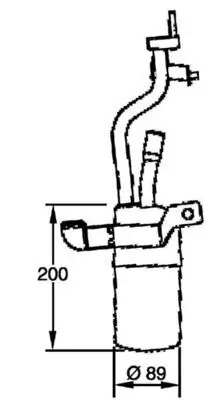 Trockner, Klimaanlage MAHLE AD 279 000P Bild Trockner, Klimaanlage MAHLE AD 279 000P