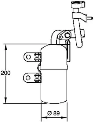 Trockner, Klimaanlage MAHLE AD 280 000P Bild Trockner, Klimaanlage MAHLE AD 280 000P