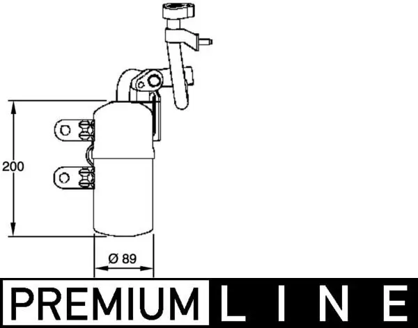 Trockner, Klimaanlage MAHLE AD 280 000P