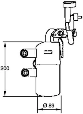 Trockner, Klimaanlage MAHLE AD 281 000P Bild Trockner, Klimaanlage MAHLE AD 281 000P