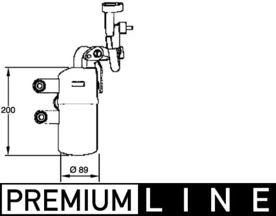 Trockner, Klimaanlage MAHLE AD 281 000P Bild Trockner, Klimaanlage MAHLE AD 281 000P