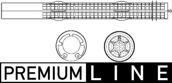 Trockner, Klimaanlage MAHLE AD 296 000P