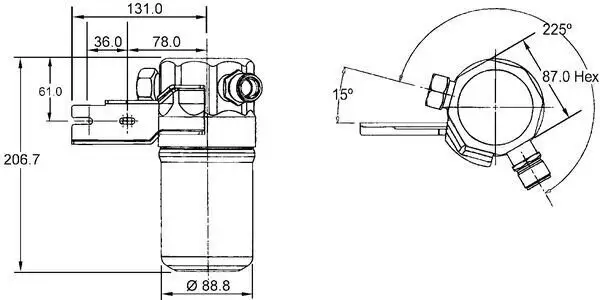 Trockner, Klimaanlage MAHLE AD 42 000S