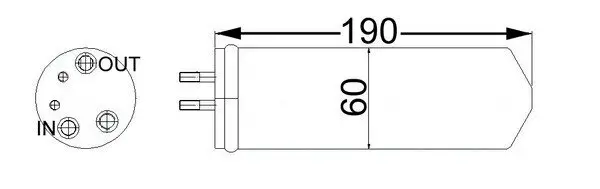 Trockner, Klimaanlage MAHLE AD 66 000S