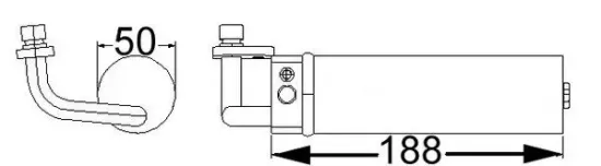 Trockner, Klimaanlage MAHLE AD 67 000S Bild Trockner, Klimaanlage MAHLE AD 67 000S