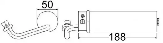 Trockner, Klimaanlage MAHLE AD 68 000S Bild Trockner, Klimaanlage MAHLE AD 68 000S