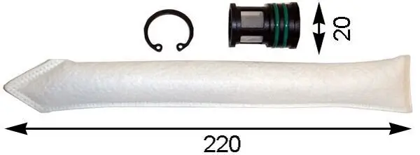 Trockner, Klimaanlage MAHLE AD 74 000S